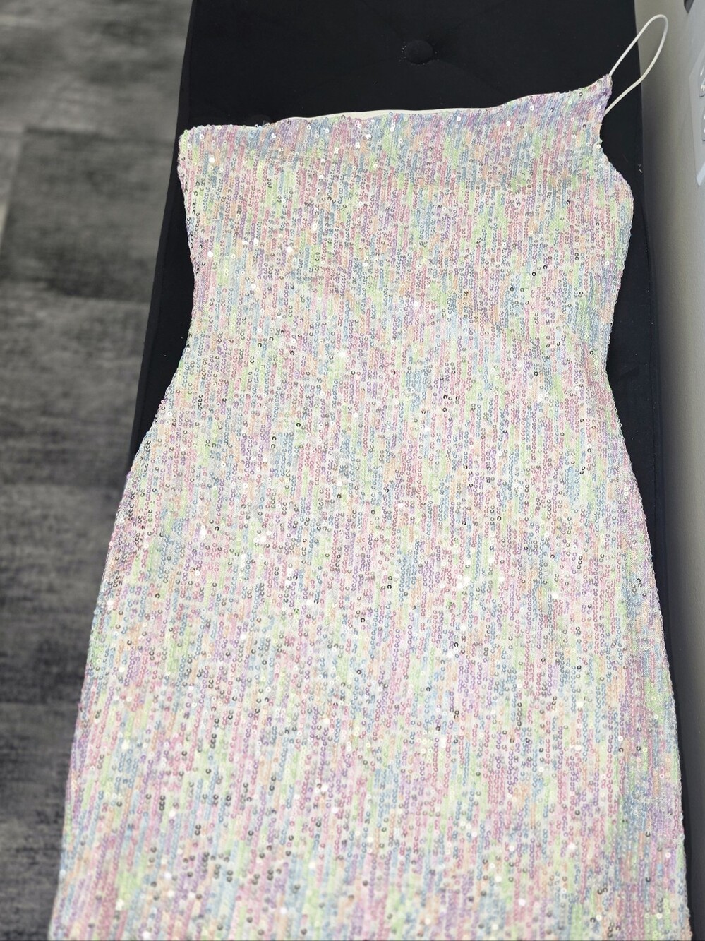 City Vibe Sequin Rainbow Sheath Dress